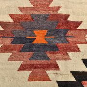 10X13 Soft Colors Rare Large Area Vintage Wool Kilim Rug, 300x389 Cm