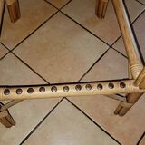 Vintage rattan bar stools