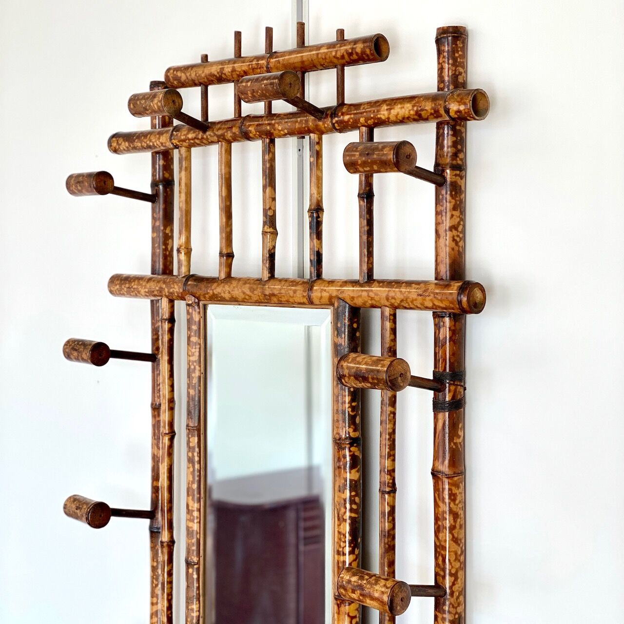 Bamboo coat rack