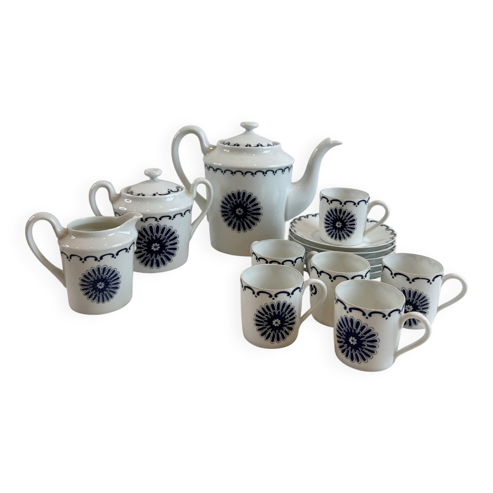 Limoges porcelain coffee service