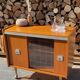 Buffet ou bar vintage pieds compas et roulettes