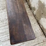 Solid oak bench