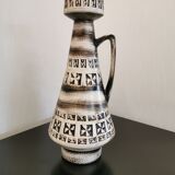 Vintage cone vase Ilkra geometric design