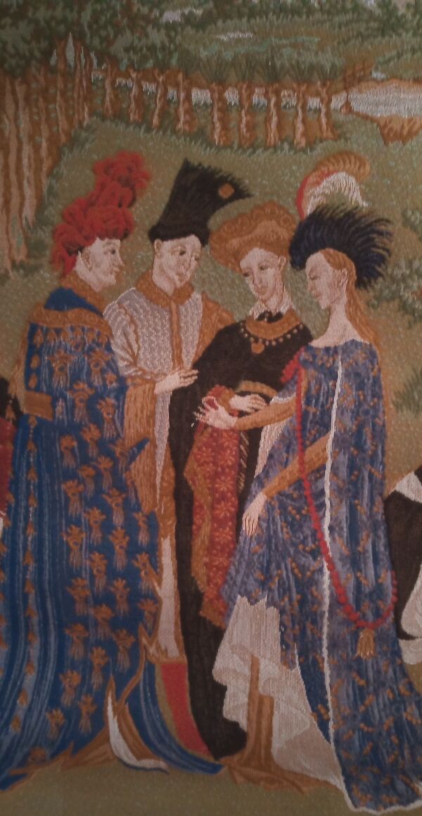 Tapisserie murale Belge Duc du Berry