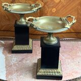 Paire de bougeoirs