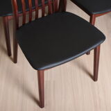 Six chaises fabriquées au danemark dans les années 80/90