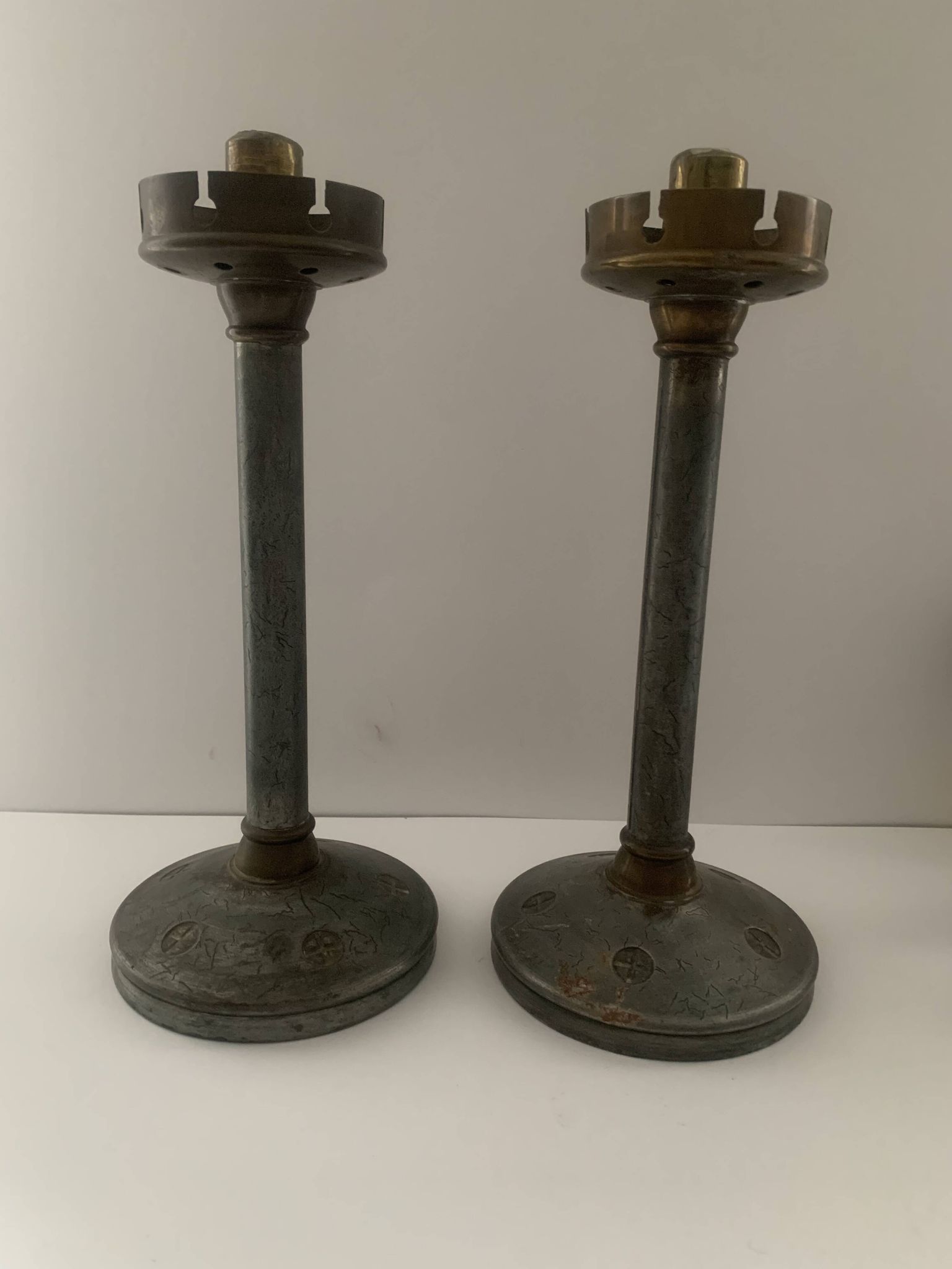 Bauhaus candle sticks holders Marianne Brandt Ruppel Ruppelwerke Ruppelwerk