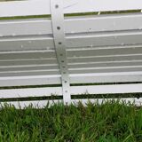 Old cast iron garden bench
