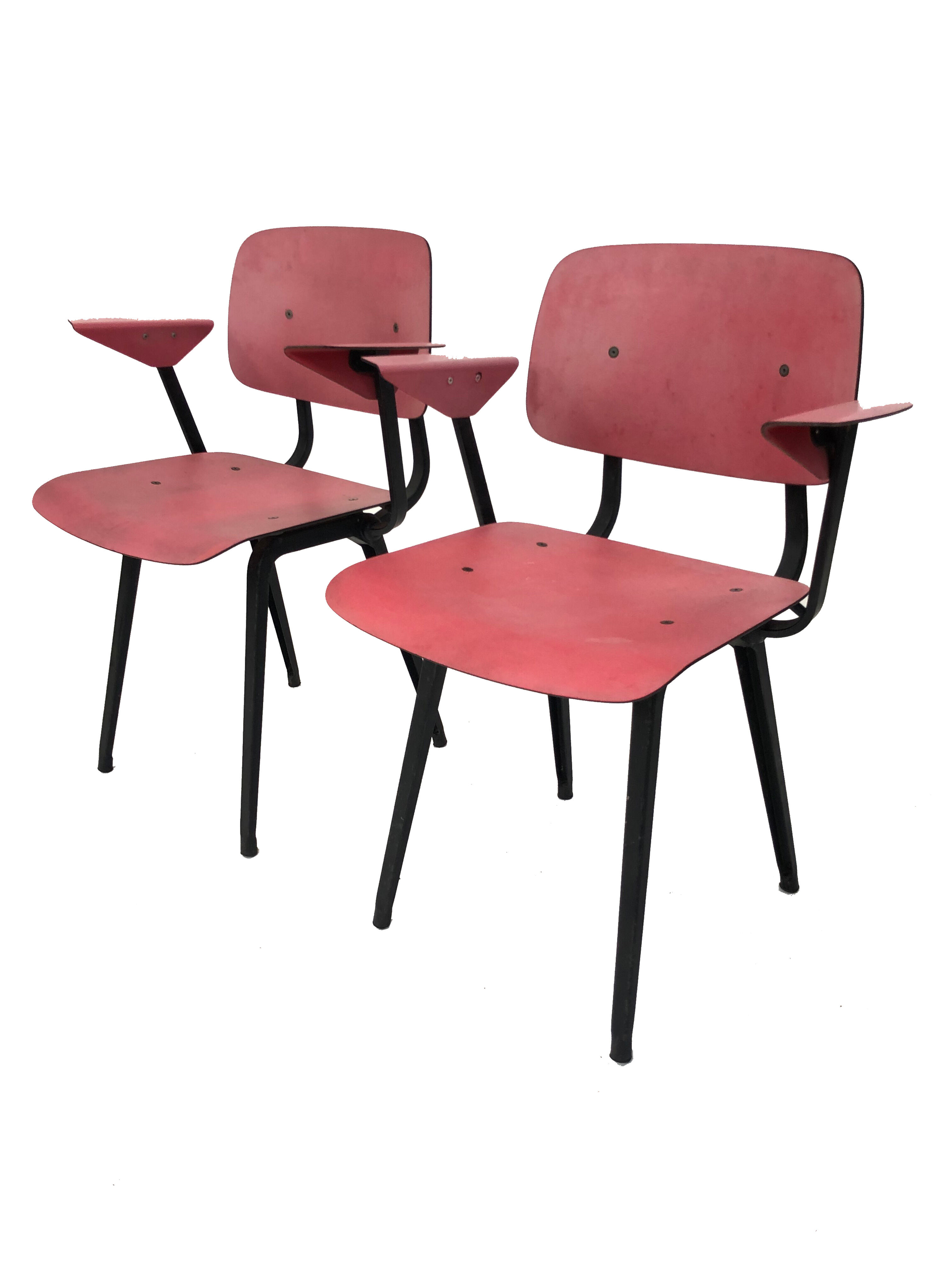 Lot of 4 chairs Friso Kramer model Revolt