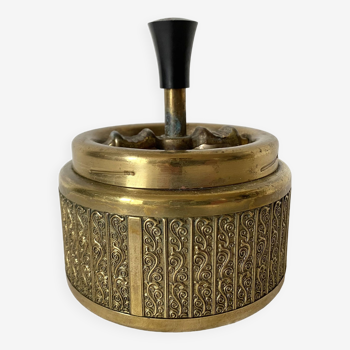 Roulette Ashtray Schleuderascher ashtray in brass