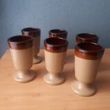Mazagrans in brown sandstone