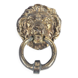 Bronze lion door knocker