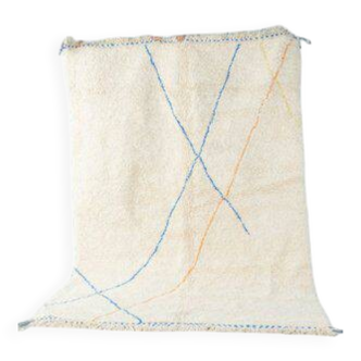 Tapis beni ouarin fait main traditionnelle taille 150 x 250 cm