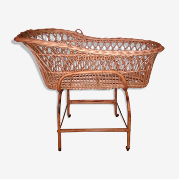 Rattan cradle