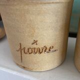 3 spice pots Poterie de la Colombe