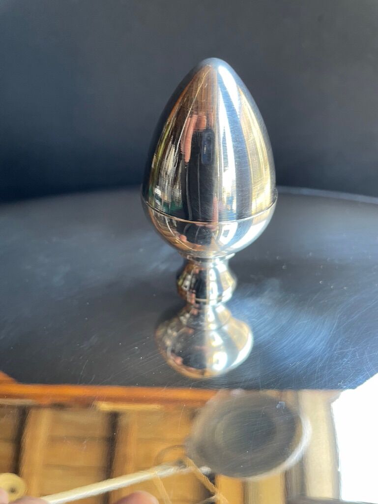 Rino Greggio - OLRI and Pyrex - Large serving dish - Modern - Silver metal, Glass