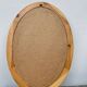 Oval pine mirror 1980 Regain