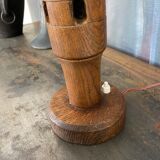 Modernist vintage wood lamp