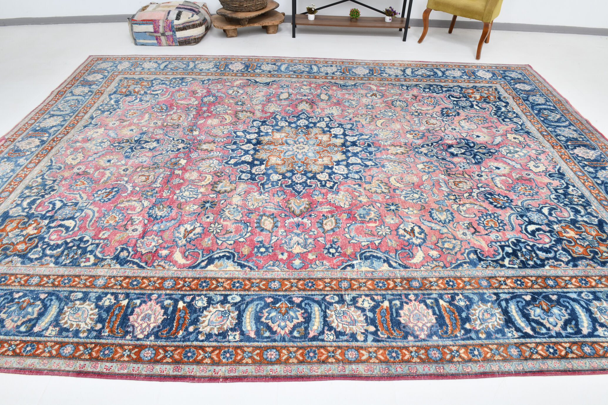 10x13 60s antique large persian rug 307x410cm