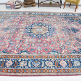 10x13 60s antique large persian rug 307x410cm