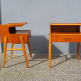 Pair of Scandinavian bedside tables