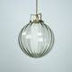 Mid-Century Murano Smoked Glass Chandelier with Opaline Diffuser, Italy '50