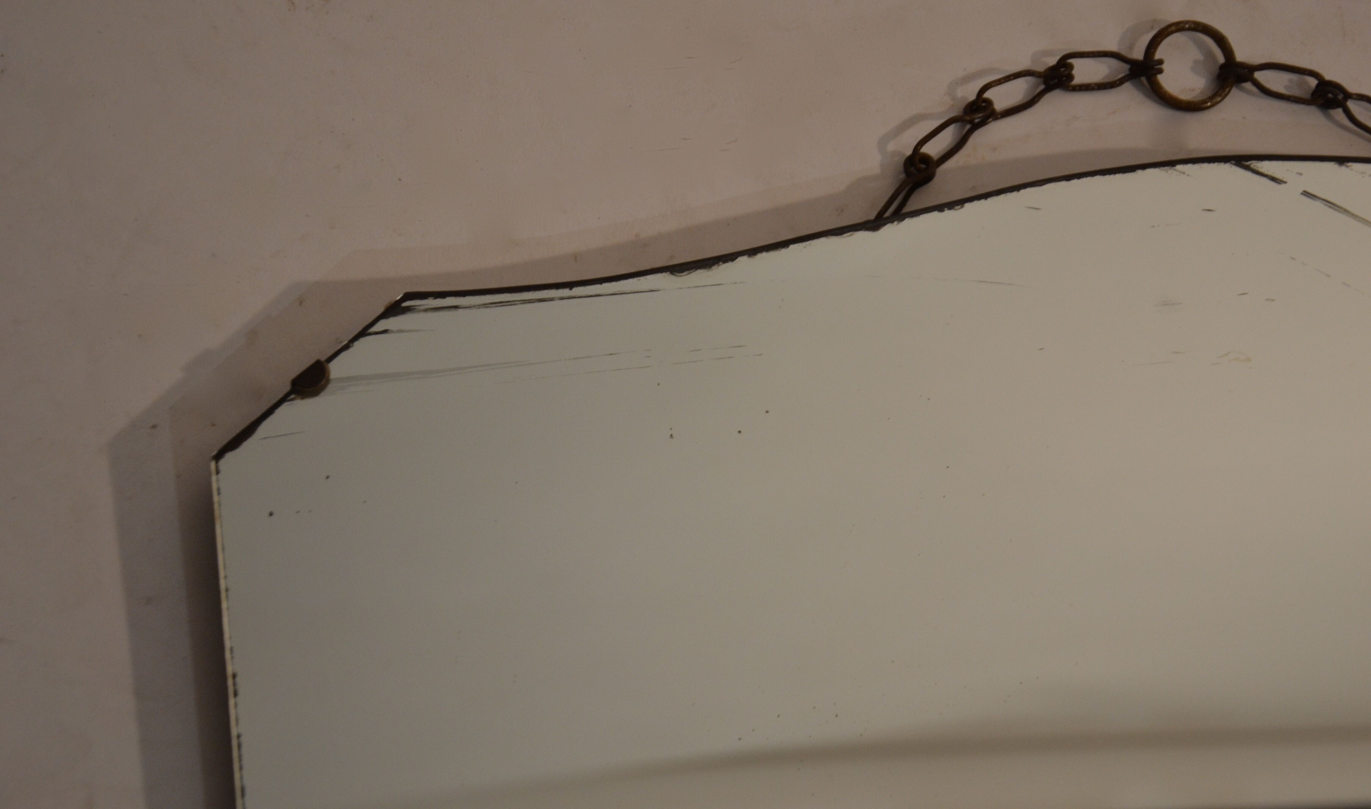 Art deco mirror 56 x 33 cm