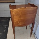 Louis XV style bedside table in cherry wood