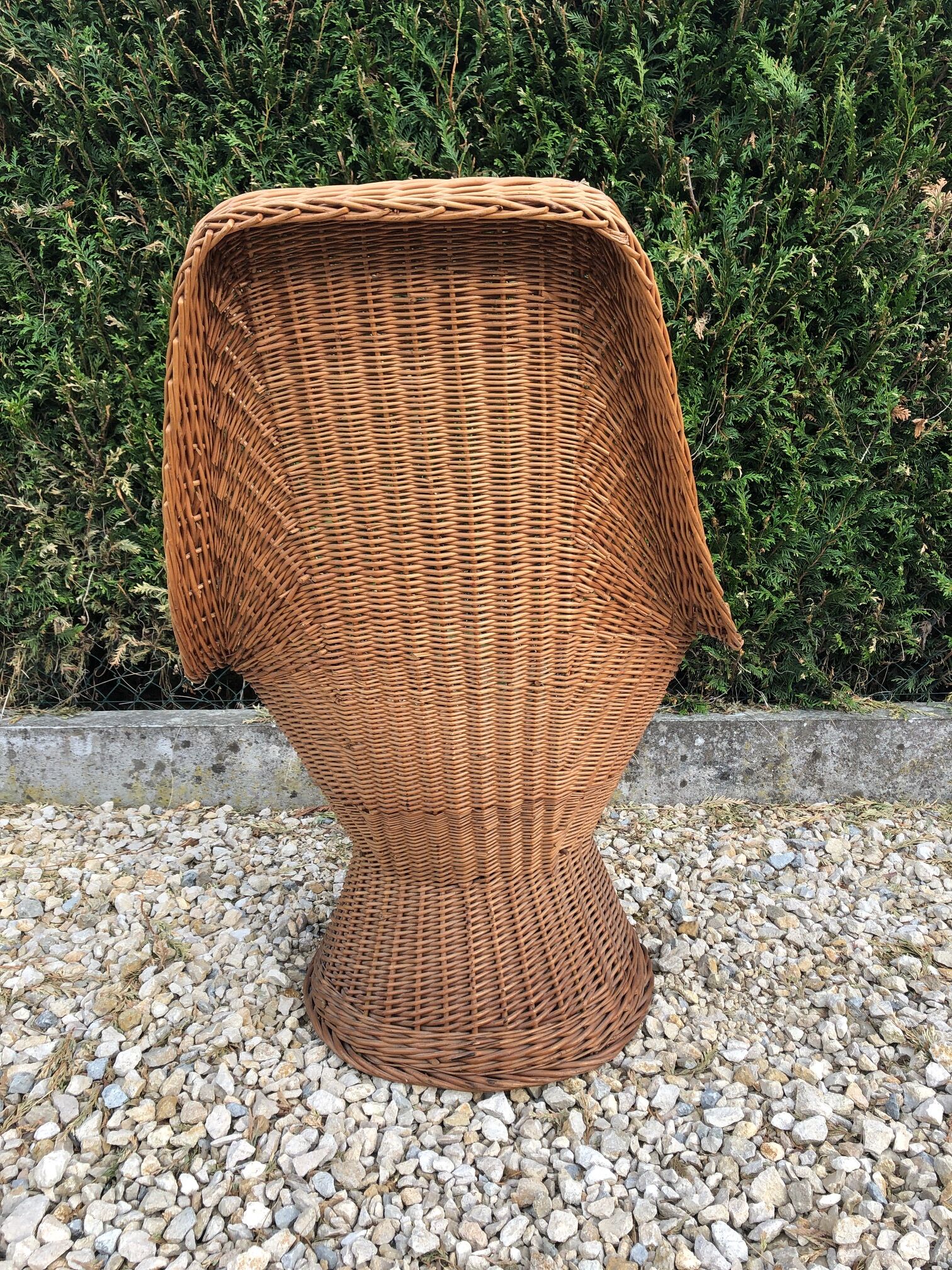 Wicker armchair from the 70s