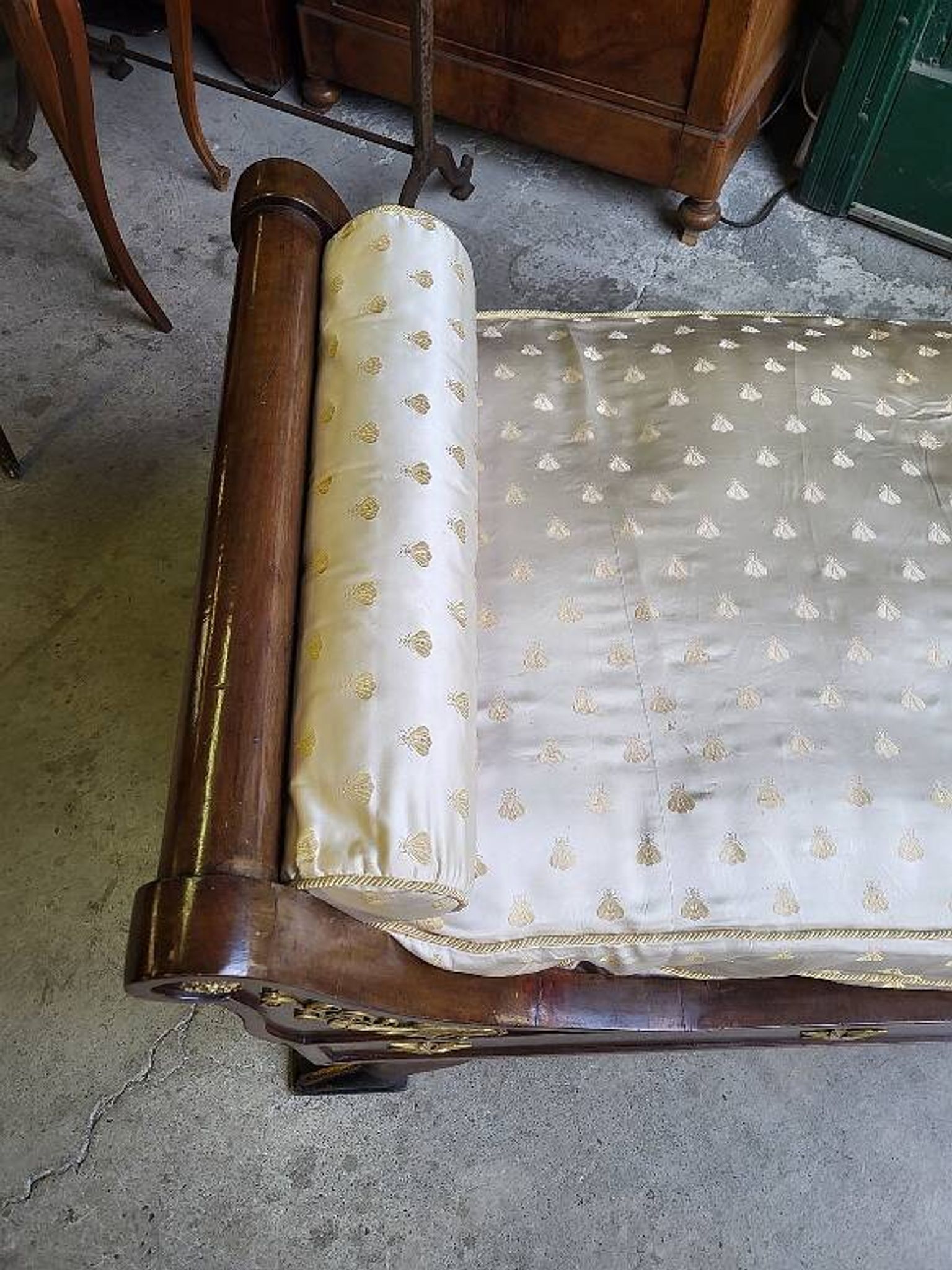 bench sofa bed 19th century empire daytime