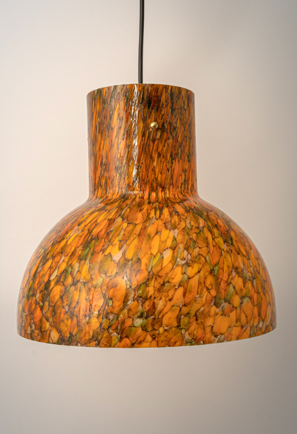 Glass suspension by Peill Putzler Germany 1970