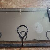 Wrought iron coat rack