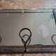 Wrought iron coat rack