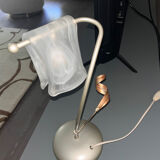 Lampe à poser design pâte de verre