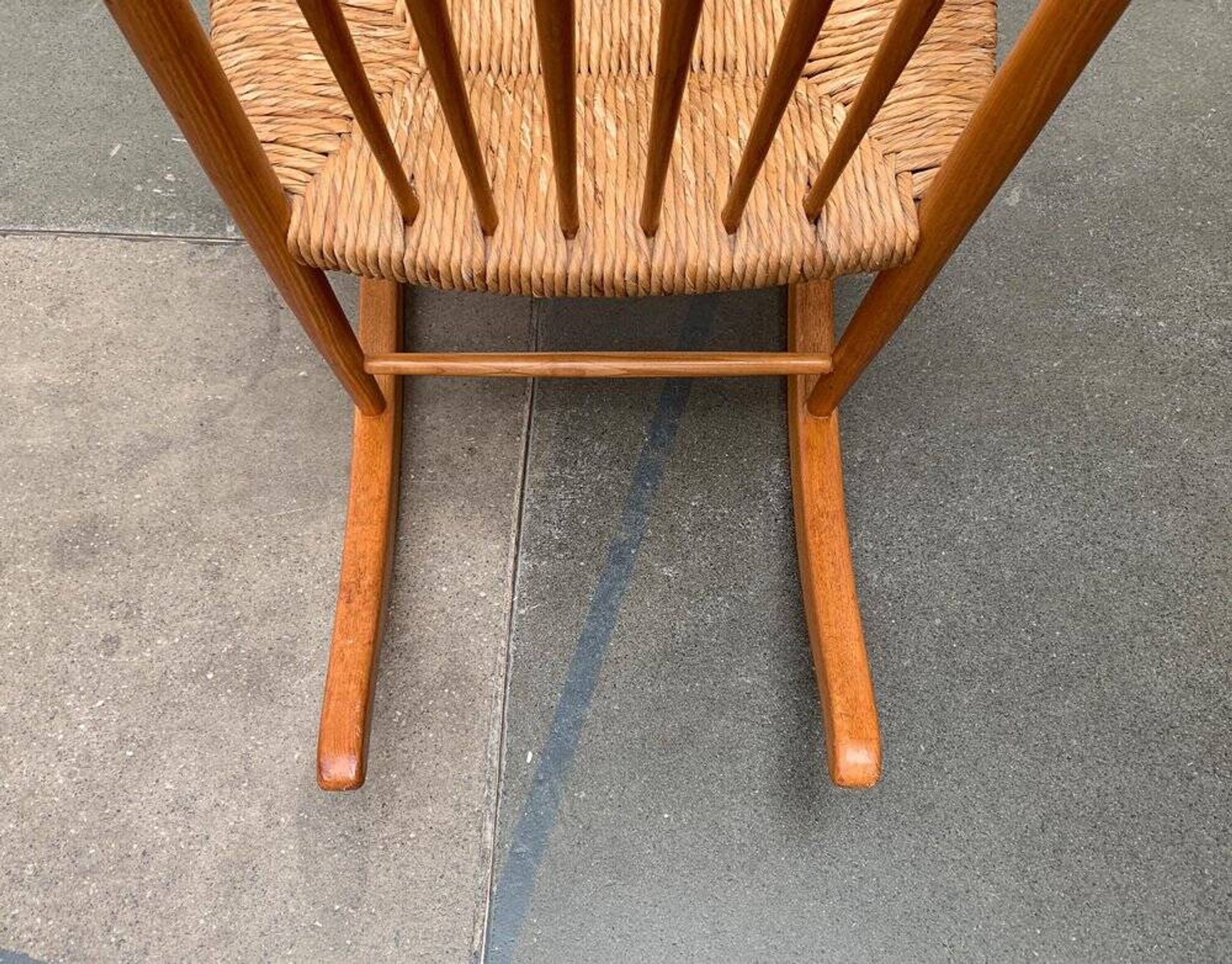 Mid-century Danish rocking chair