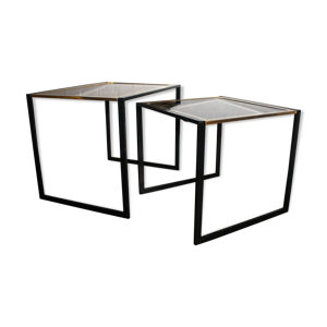 set de 2 tables gigognes