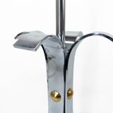 Space Age 1970 chrome steel four-legged lamp base