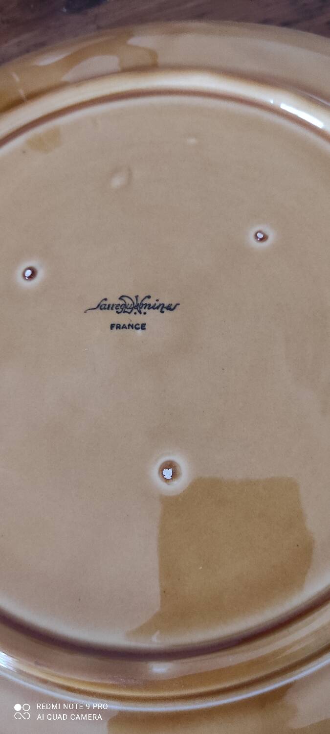 Large Sarreguemines Dish