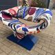 Artifort Ribbon chair by Pierre Paulin, Pierre Frey: The Painter's Canvas