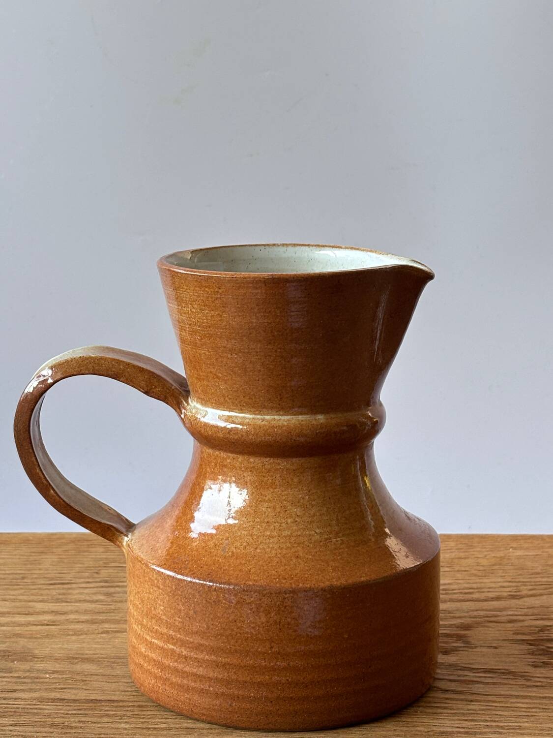 Vintage stoneware pitcher