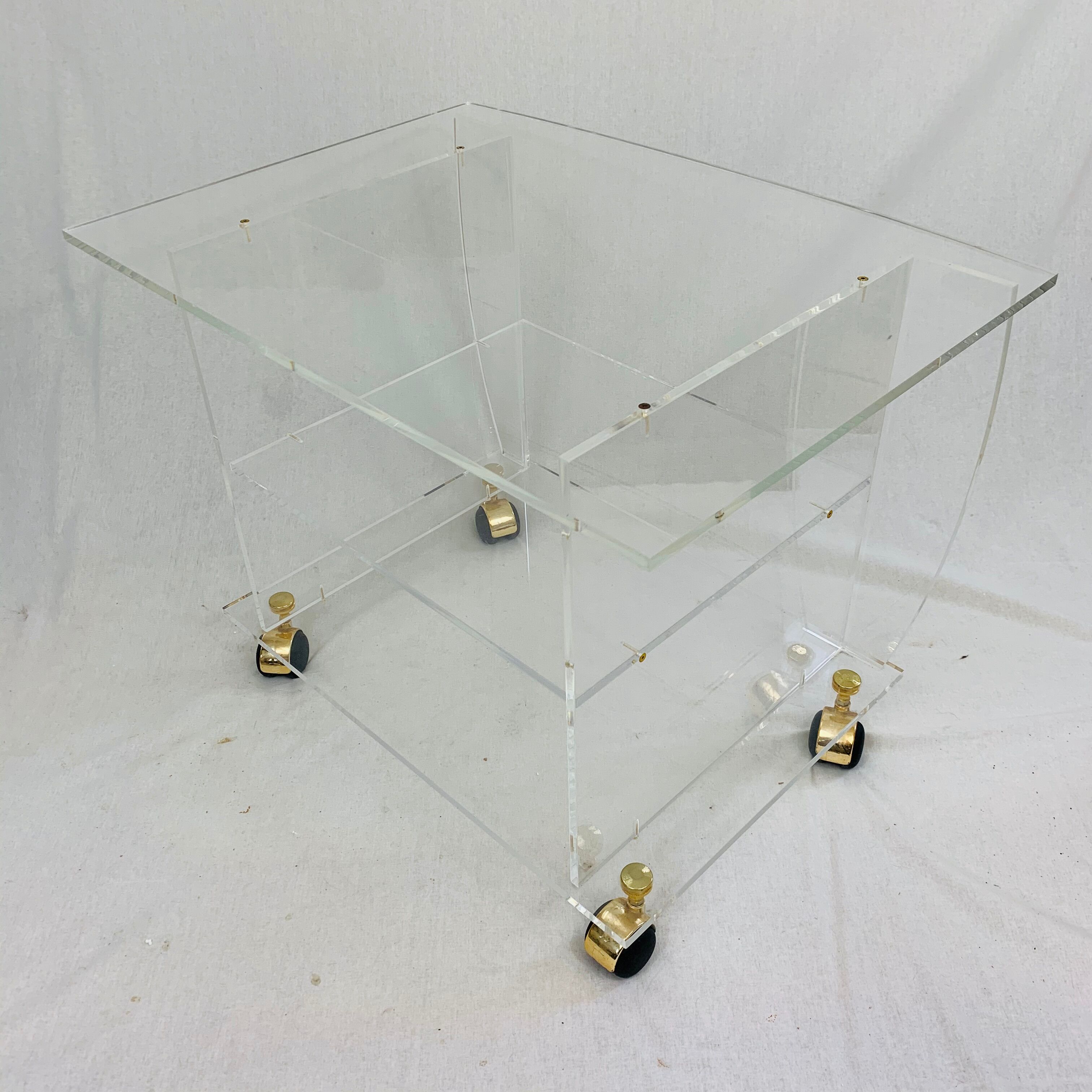 Altuglass plexiglass serving table David Lange
