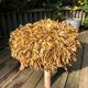 Spaghetti wool pouf