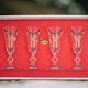 6 vintage 60's liqueur glasses in their original box.