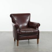Luxury Sheep Leather Armchair with a Timeless Look