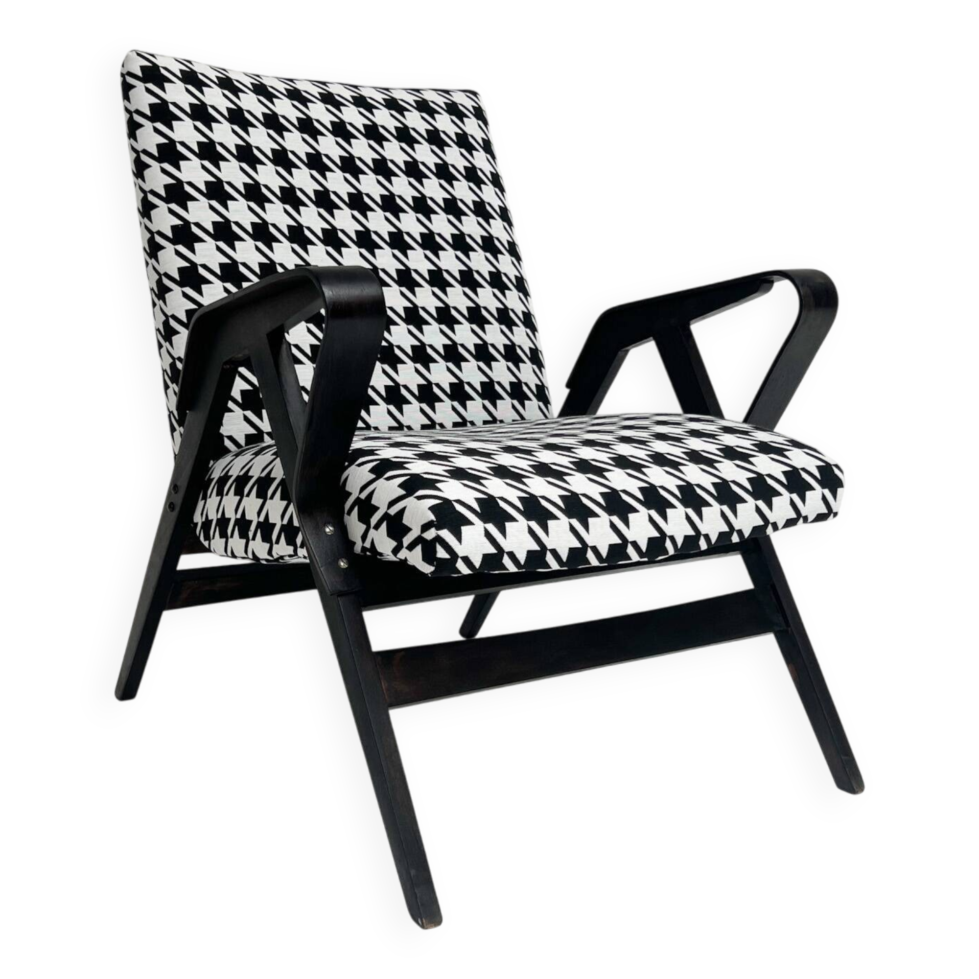 Refurbished armchair by Frantisek Jirak for Tatra Nabytok, 1960s