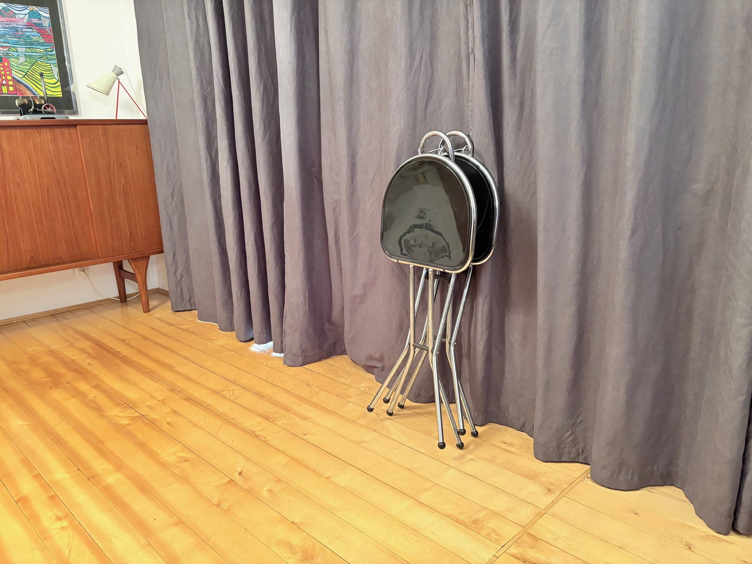 Pair of Niels Gammelgaard Chairs, IKEA, 1980s