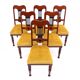 Table with four chairs from the early 20th century