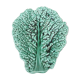 Ceramic dish Sarreguemines cabbage leaf