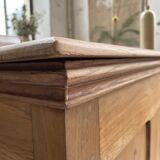 Early 20th century oak trade counter