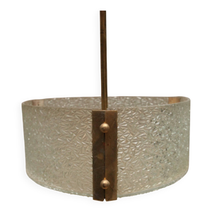 Suspension en verre et - laiton